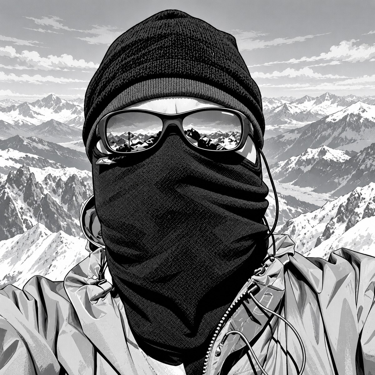 John W. Little on the summit of Mt. Belford